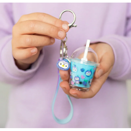 Bag Charm Kit - Blueberry Bubble Tea