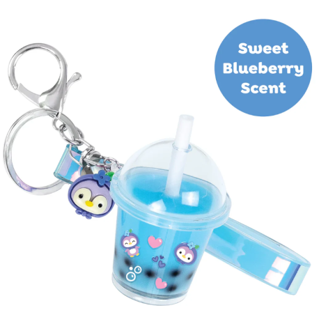 Bag Charm Kit - Blueberry Bubble Tea