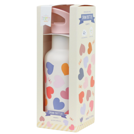 Gourde isotherme Coeurs