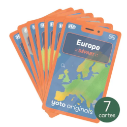 7 Cartes audio YOTO - Les 7 continents, un voyage extraordinaire