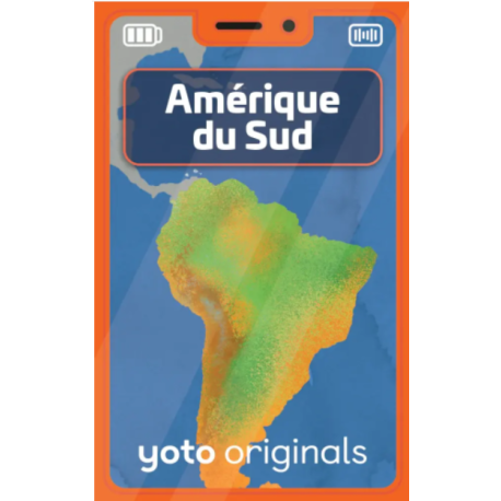 7 Cartes audio YOTO - Les 7 continents, un voyage extraordinaire