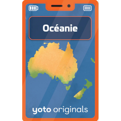 7 Cartes audio YOTO - Les 7 continents, un voyage extraordinaire