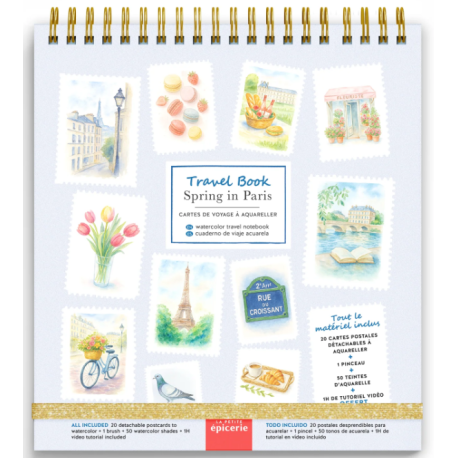 Travel book Spring in Paris