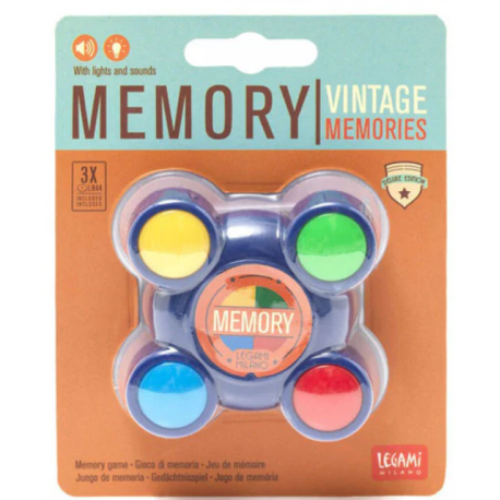 Jeu de mémoire lumineux et sonore Bleu