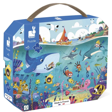 Puzzle Les Fonds Marins 100 pcs