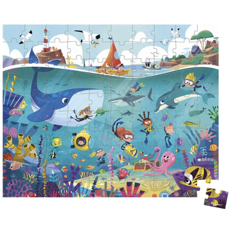 Puzzle Les Fonds Marins 100 pcs
