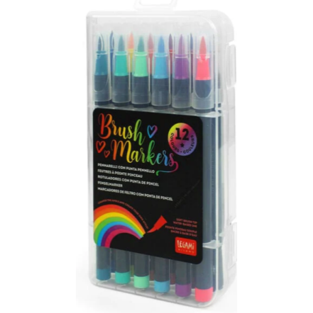 Set de 12 feutres pinceaux Bright colours