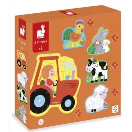 5 ¨Puzzles Evolutifs Ferme 