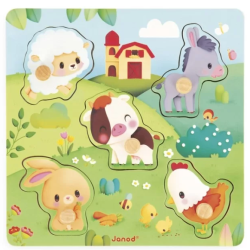 Puzzle Tactile Ferme
