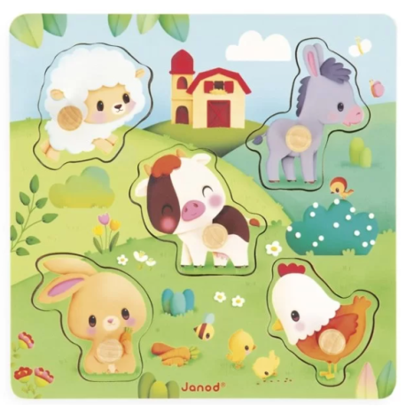 Puzzle Tactile Ferme