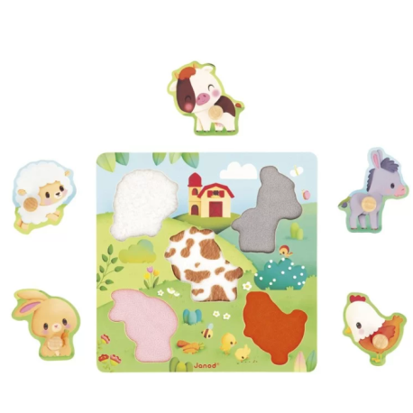 Puzzle Tactile Ferme