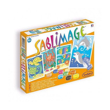 Sablimage Poissons et Dauphins