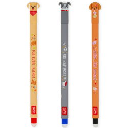 3 Stylos Effacables Chiens