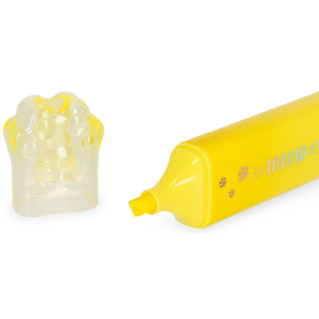 Meow Surligneur Kitty Jaune 