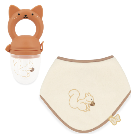 Coffret Bavoir et Grignoteuse Bébé