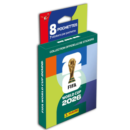 8 pochettes Panini World cup 2026