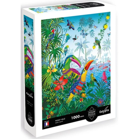 Puzzle Jardin tropical 1000 pièces