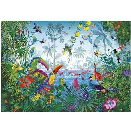 Puzzle Jardin tropical 1000 pièces