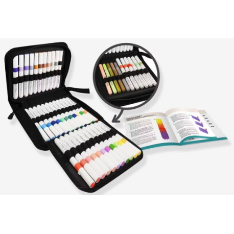 Trousse 45 feutres acryliques