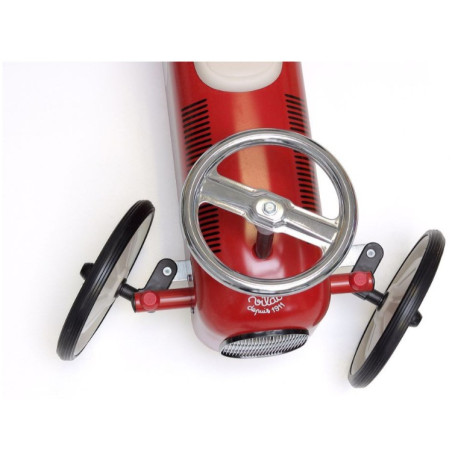 Porteur vintage rouge et crème