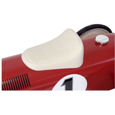 Porteur vintage rouge et crème