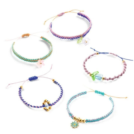 Bracelets macramé bleus