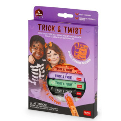 Set de 6 Crayons de Maquillage pour le Visage en Bâtonnets - Trick & Twist Halloween