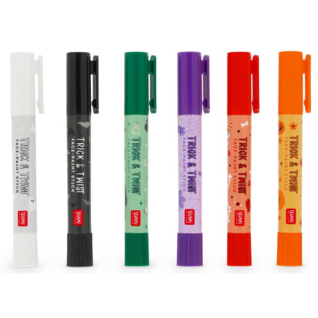 6 crayons de maquillage Halloween