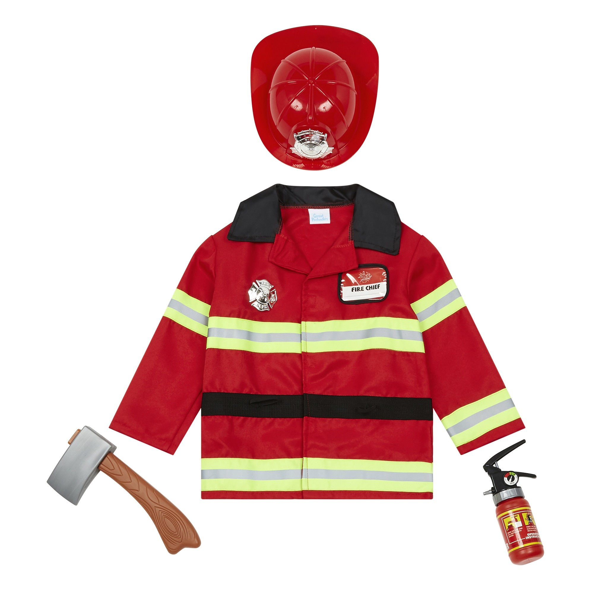 FOXXEO Costume de Pompier pour Enfants Costume de Pompier Costume de