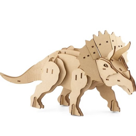 Maquette en bois Tricératops