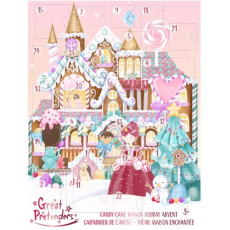 Calendrier de l'Avent Candy cane Manor