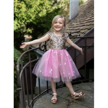 A star is born Robe sequins 5/6 ans