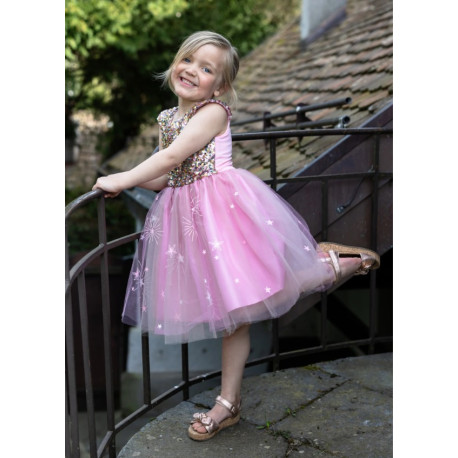 A star is born Robe sequins 5/6 ans