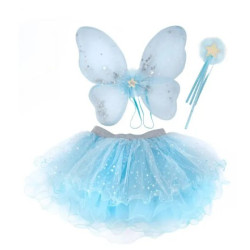 Set Ailes et tutu iridescent celestial fairy 4/6 ans