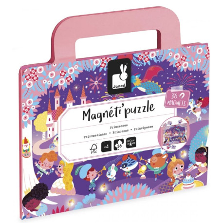 Magneti puzzle Princesses 36 pièces