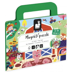 Magneti puzzle Ferme 24 pièces