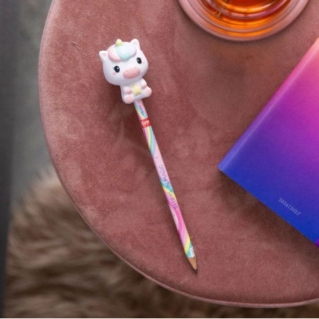 Squeezies Crayon avec anti-stress Unicorn