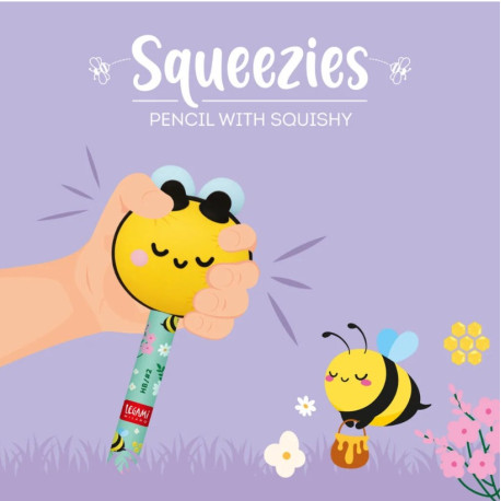 Squeezies Crayon avec anti-stress Abeille