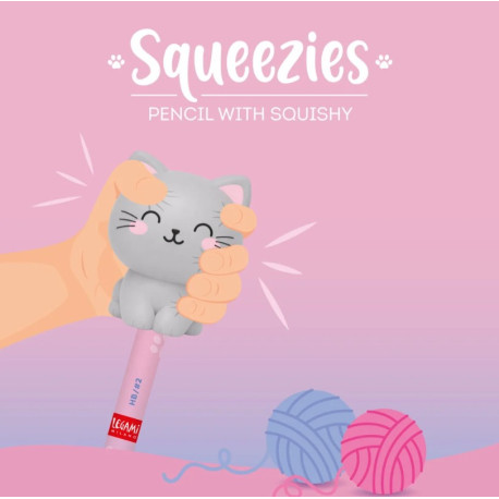 Squeezies Crayon avec anti-stress Kitty