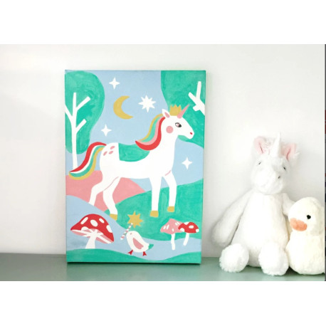 Petit pinceau Kids Licorne et Piou