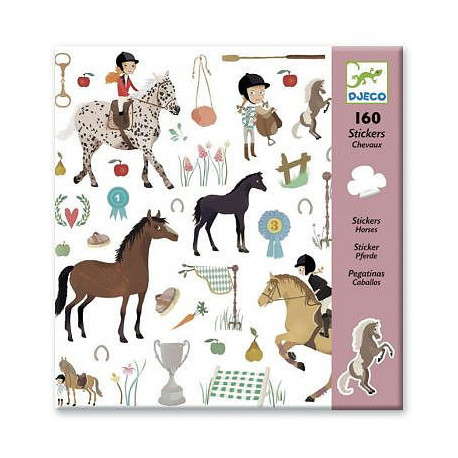 160 Stickers Chevaux