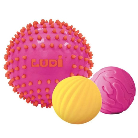 Balles sensorielles roses