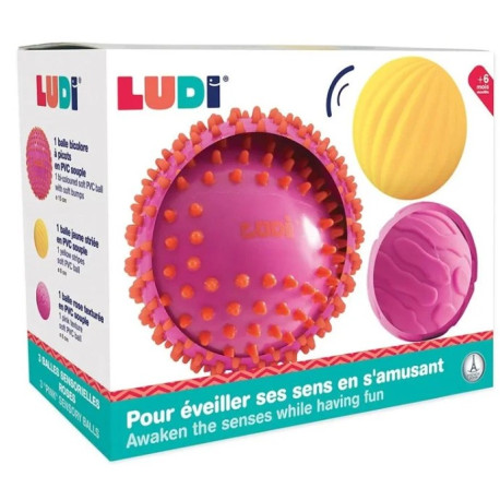 Balles sensorielles roses
