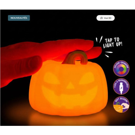 Veilleuse rechargeable Pumpkin