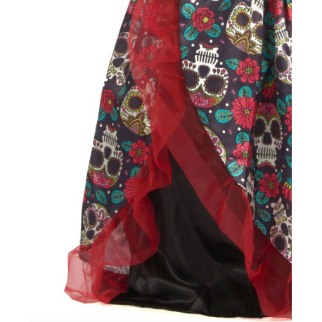Déguisement Robe Dia de los muertos 7/9 ans