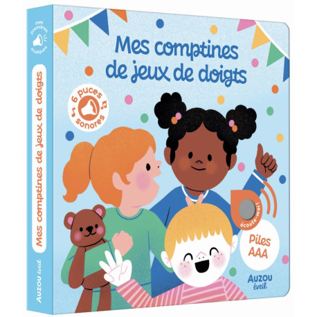 Mes premiers sonores - Mes comptines de jeux de doigts