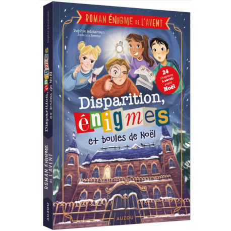 Roman énigme de l'Avent Disparition, énigmes et boules de Noël