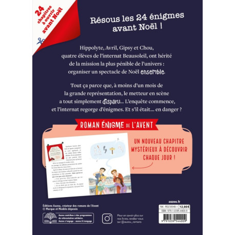 Roman énigme de l'Avent Disparition, énigmes et boules de Noël