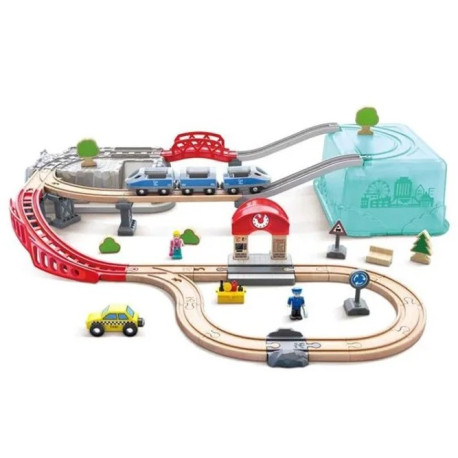 Coffret de Train 2en1 Construis ta ville