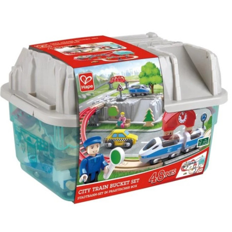 Coffret de Train 2en1 Construis ta ville